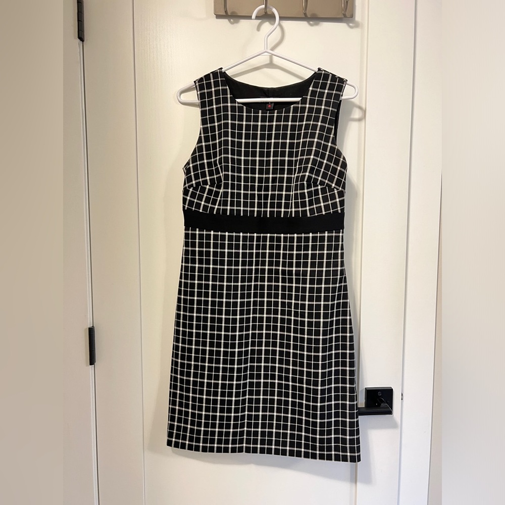 Jacob Plaid Midi Shift Dress